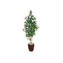 Ver imagem 1 de Planta Árvore Artificial Bambu Real Toque 1,6m Kit + Vaso S. Marrom 30cm