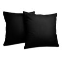 Ver imagem 2 de Almofadas Kit Plumie de 45x45cm 2 Uni Velusoft Preto Cama Inbox
