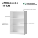 Ver imagem 4 de Estante Sapateira 3 Prateleiras sem Portas Madesa