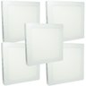 Kit 5 Luminária Painel Plafon LED Sobrepor Quadrado 24W 30x30 Branco Frio 6500K Slim Bivolt Exbom - 1