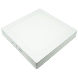 Kit 5 Luminária Painel Plafon LED Sobrepor Quadrado 24W 30x30 Branco Frio 6500K Slim Bivolt Exbom - 2