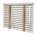 Ver imagem 1 de Persiana Horizontal - 1,50m Larg X 2,00m Alt - Alumínio 50mm com Fita Decorativa - Cor: Bege Claro -