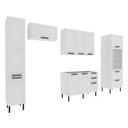 Ver mais imagens de Armário de Cozinha Modulada Completa 6 Peças 100% Mdf Phoenix Móvel na Caixa