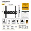 Ver imagem 3 de Suporte para TV Fixo Universal Ultra Slim até 100 Polegadas