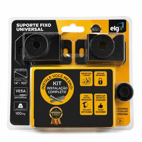 Suporte para TV Fixo Universal Ultra Slim até 100 Polegadas