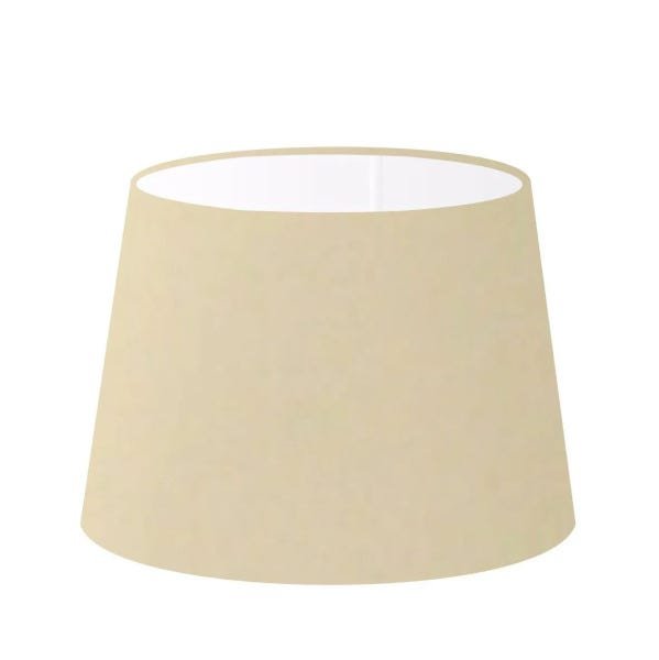 Cúpula de Abajur Cônica 40/40x50 Cores Lisas Md4024 - Algodão Crú / Ac-01 - 1