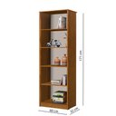 Ver imagem 5 de Conjunto Multiuso Estante Livreiro Office Escritório Off White Freijó