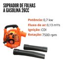 Ver imagem 3 de Soprador de Folhas a Gasolina 26cc Iwsfg2t26