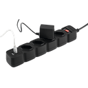 Ver imagem 5 de Protetor Eletrônico Filtro De Linha Intelbras Epe 204 Usb+ Com 4 Tomadas e 2 Portas Usb Bivolt Cabo