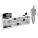 Ver imagem 5 de BALCÃO CAIXA PRATELEIRAS 100% MDF M464.B (LOJA, ATENDIMENTO) MUNDI MOVEIS