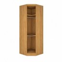 Ver mais imagens de Guarda-Roupa Modulado de Canto Oblíquo 5 Portas 6 Gavetas 100% MDF Cairo