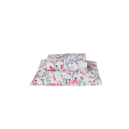 Jogo de Cama Solteiro 2 Peças Percal 180 Fios com Elástico Estampado Dia a Dia Rosê Floral - 6