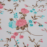 Jogo de Cama Solteiro 2 Peças Percal 180 Fios com Elástico Estampado Dia a Dia Rosê Floral - 5