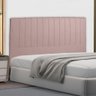 Cabeceira Cama Box Solteiro Namur 90 Cm Suede Rose - 1
