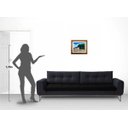 Ver imagem 3 de Quadro com pintura em óleo original - 48 x 57 cm - com moldura