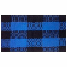 Kit Jogo de Cozinha de Algodão 3 Peças - Azul com Preto - 2