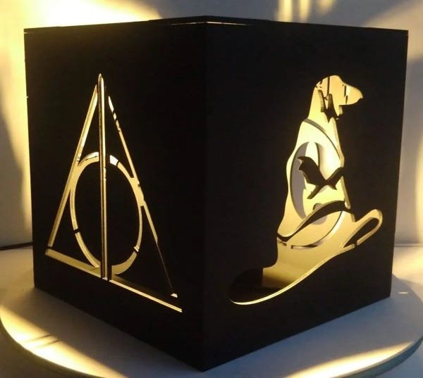 Luminária Cubo Harry Potter - 2
