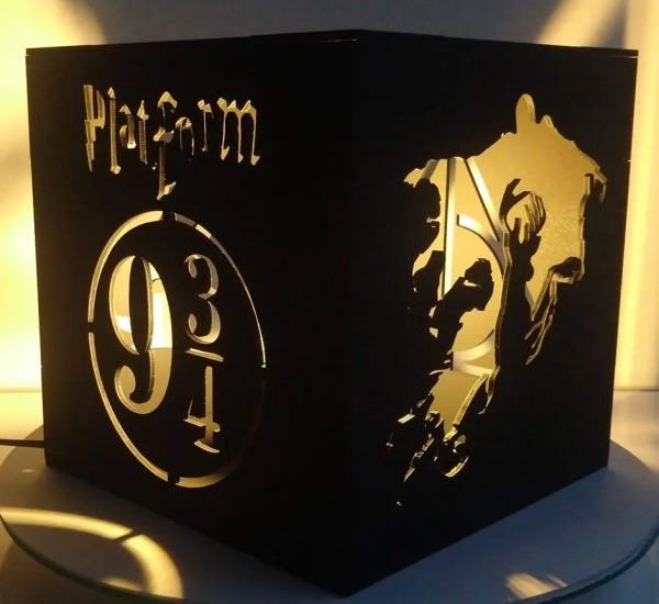 Luminária Cubo Harry Potter - 3