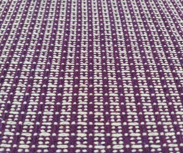 Jogo ou Kit Cozinha 3 Peças Passadeira Algodão - Roxo com Cru - 2