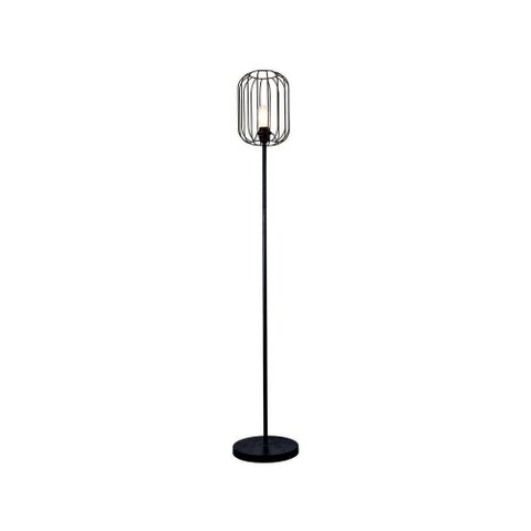 Luminária Abajur Coluna Vision Taschibra 1,45 Mt Preta E27 Bivolt