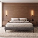 Ver imagem 6 de Cama Base Box Queen Unique Estrutura em Madeira Pés de Ferro Cinza Desk Design