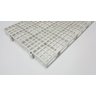 12pcs Pallet Estrado Plastico 25x50x2,5cm Piso Plástico Branco - Branco - 25x50x2,5cm - 3