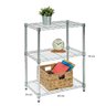 Estante Aço Cromado 3 Prateleiras 60 X 35x 76cm Duratec - 3