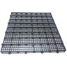 12pcs Pallet Estrado Plastico 25x50x2,5cm Piso Plástico Preto - 25x50x2,5cm - Preto - 3