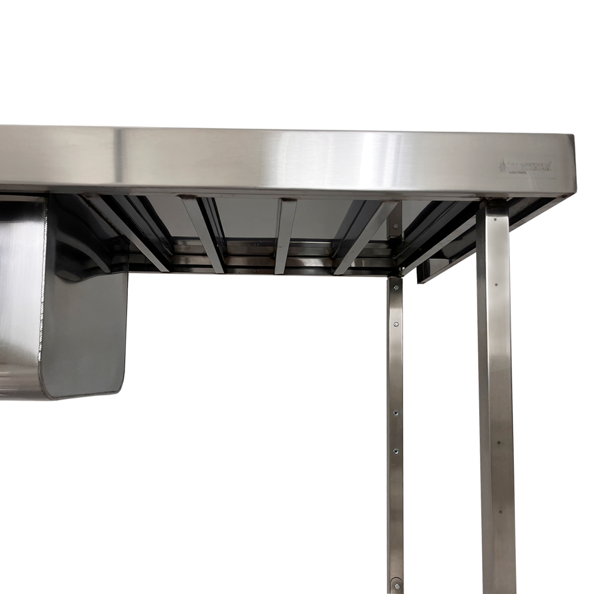 Pia Aço Inox Industrial 150x60x90 Cm Cuba Centralizada Nortinox - 5