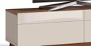 Ver imagem 7 de Rack com Painel Classic com 2 Gavetas 1.4 Freijó com Off White - Imcal Móveis