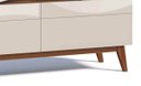 Ver mais imagens de Rack com Painel Classic com 2 Gavetas 1.4 Freijó com Off White - Imcal Móveis