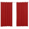 Cortina Roma 2 80 X 1 70 Metros Para Sala E Quarto - vermelho - 1