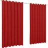 Cortina Roma 2 80 X 1 70 Metros Para Sala E Quarto - vermelho - 2