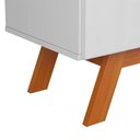 Ver imagem 3 de Buffet 4 Portas Branco com Amêndoa Atlanta Móveis