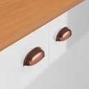 Ver imagem 2 de Buffet 4 Portas Branco com Amêndoa Atlanta Móveis