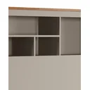 Ver imagem 5 de Cabeceira de Casal Off White com Amêndoa Havana Tebarrot Móveis