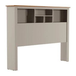 Cabeceira de Casal Off White com Amêndoa Havana Tebarrot Móveis - 1