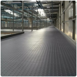 Piso Emborrachado Moeda Preto 3mm X Larg 100cm X 100cm - 3