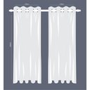 Ver imagem 5 de Cortina Tecido Blackout Branca 300x200cm para Varão Fastlar Cortina para Varão