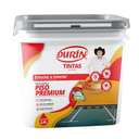 Ver imagem 1 de Tinta Acrílica Premium Piso Fosca Cor Azul 3,6L Antimofo Baixo Odor Durín