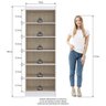 Armário Multiuso Organizador 4 Portas 8 Prateleiras Branco - 3