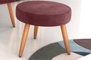 Ver imagem 1 de Puff Decorativo Dallas Veludo Vinho E432 - Matrix