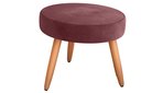 Ver imagem 2 de Puff Decorativo Dallas Veludo Vinho E432 - Matrix