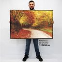 Ver imagem 3 de Quadro Decorativo em Canvas Outono TaColado Moldura Madeira 120 x 80cm