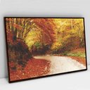 Ver imagem 2 de Quadro Decorativo em Canvas Outono TaColado Moldura Madeira 120 x 80cm