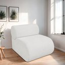 Ver imagem 6 de Kit 2 Poltronas Decorativas Orgânica Virgínia Bouclé - Doce Sonho Móveis Branco