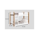 Ver imagem 3 de Beliche Infantil Encanto Branco Grenat com Colchões - Gabrielli