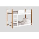Ver imagem 2 de Beliche Infantil Encanto Branco Grenat com Colchões - Gabrielli