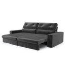 Ver imagem 2 de Sofá Hera 4 Lugares Retrátil e Reclinável 230cm Preto Suede