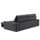 Ver imagem 5 de Sofá Hera 4 Lugares Retrátil e Reclinável 230cm Preto Suede